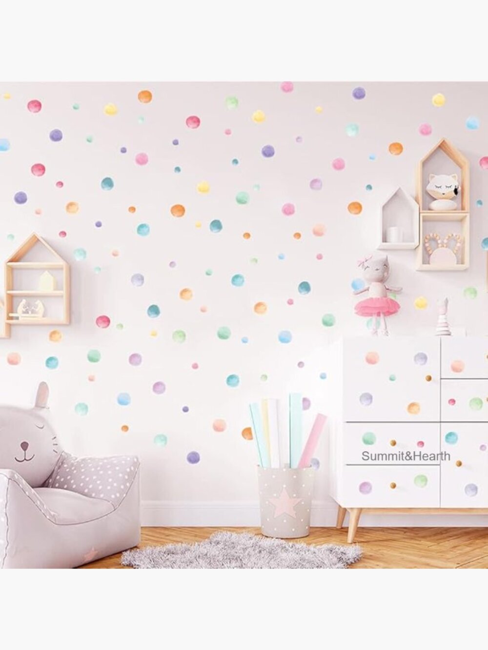 123 Pcs Peel and Stick Wall Stickers for Nursery Classroom Decoration